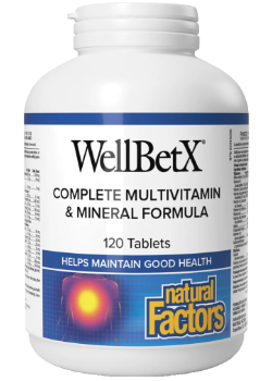 WellBetX Complete Diabetic Multivitamin Mineral - 120 Tabs