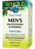 Whole Earth & Sea Men's Multivitamin And Mineral - 120 Tabs + BONUS