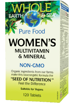 Whole Earth & Sea Women's Multivitamin And Mineral - 120 Tabs + BONUS