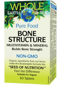 Whole Earth & Sea Pure Food Bone Structure - 60 Tabs