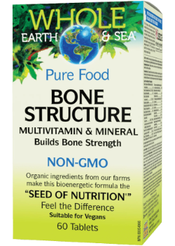 Whole Earth & Sea Pure Food Bone Structure - 60 Tabs