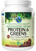 Whole Earth & Sea Pure Food Fermented Organic Protein & Greens (Organic Chocolate) - 710g