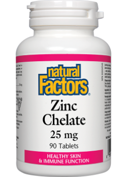 Zinc Chelate 25mg - 90 Tabs