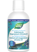 Calcium & Magnesium Citrate 2:1 With Vitamin K2 And Collagen (Blueberry) - 500ml + BONUS