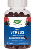 Less Stress Ashwagandha Gummies (Mixed Berry) - 60 Gummies