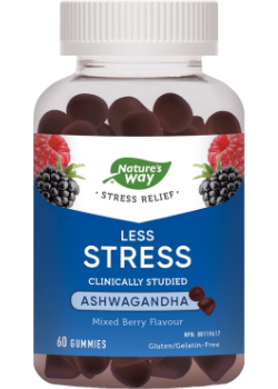 Less Stress Ashwagandha Gummies (Mixed Berry) - 60 Gummies