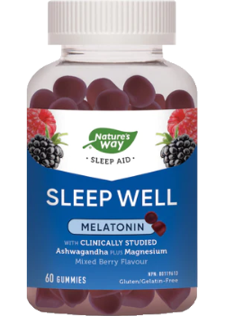 Sleep Well Melatonin Gummies (Mixed Berry) - 60 Gummies