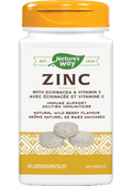 Zinc With Echinacea & Vitamin C (Wild Berry) - 60 Lozenges