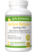 Active Betaine HCL 650mg (30% Stronger) - 120 V-Caps + BONUS