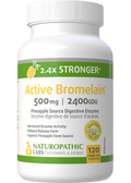 Active Bromelain 500mg (2400GDU) - 120 + 60 V-Caps FREE