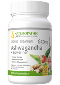 Ashwagandha 650mg (Organic) + Bioperine - 60 V-Caps