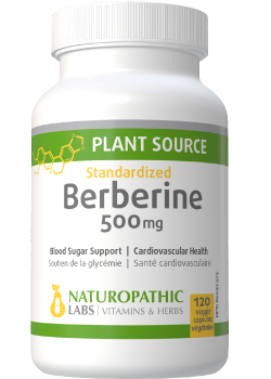 Berberine 500mg - 120 + 60 V-Caps BONUS