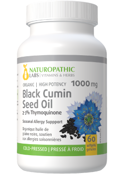 Black Cumin Seed Oil 1000mg (Organic) - 60 Softgels