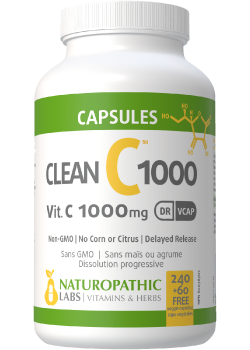 Clean C 1000 (Vitamin C 1,000mg) - 300 + 90V-Caps