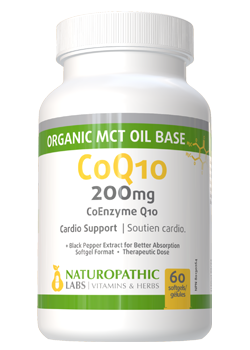 Active CoQ10 200mg (+Org. MCT Oil Base & Black Pepper) - 60 Softgels + BONUS