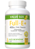 Full Spectrum Vit. E 400iu (+ Tocotrienols, Black Pepper, & MCT) - 240 Softgels + BONUS