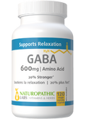 GABA 600mg - 120 V-Caps + BONUS