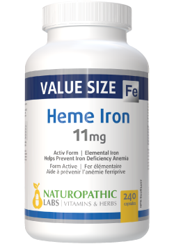 Heme Iron 11mg - 240 Caps