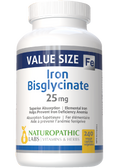 Iron Bisglycinate 25mg - 240 Caps + BONUS