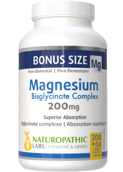 Magnesium Bisglycinate 200mg - 260 + 100 V-Caps