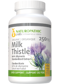 Milk Thistle (Organic) 250mg 80% Sylmarin - 240 + 60 V-Caps FREE