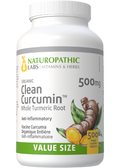 Organic Clean Curcumin (Whole Turmeric Root) 500mg - 500 V-Caps + BONUS