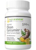 Organic Clean Curcumin (Whole Turmeric Root) 500mg - 60 V-Caps