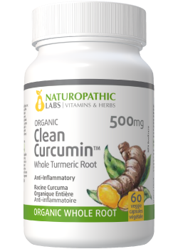 Organic Clean Curcumin (Whole Turmeric Root) 500mg - 60 V-Caps