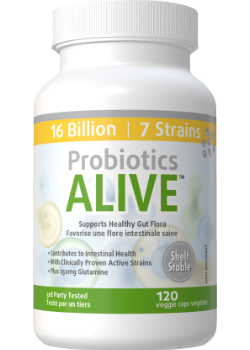 Probiotics Alive 16 Billion (Multi Strain / Shelf Stable) - 120 + 60 V-Caps FREE