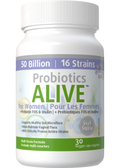 Probiotics Alive For Women 50 Billion (Plus FOS Prebiotic) - 30 V-Caps
