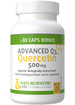 Quercetin (Advanced Q3) 500mg - 120 + 60 Caps FREE