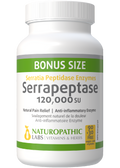 Serrapeptase 120,000SU (Enteric Coated) - 120 + 120 V-Caps FREE