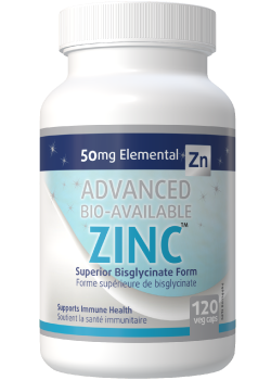 Zinc Bisglycinate 50mg - 120 + 60 V-Caps FREE