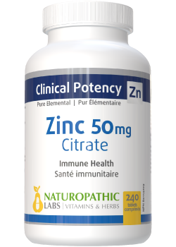 Zinc Citrate 50mg - 240 + 60 Tabs FREE