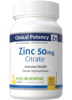 Zinc Citrate 50mg - 60 Tabs