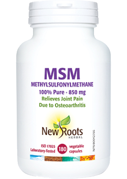MSM (Methylsulfonylmethane) 850mg - 180 V-Caps