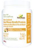 New Zealand Beef Bone Broth Protein + Organic Fermented Ginger - 300g