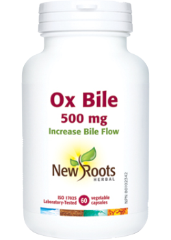 Ox Bile 500mg - 60 V-Caps