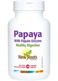 Papaya With Papain Enzyme - 100 V-Caps - New Roots