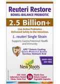 Reuteri Restore Bowel-Balance Probiotic (2.5 Billion+) - 30 V-Caps