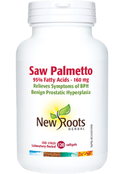 Saw Palmetto 160mg - 120 Softgels - New Roots