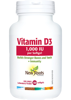 Vitamin D3 1,000iu - 180 Softgels