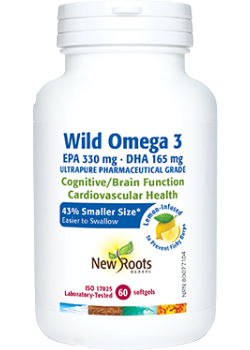Wild Omega-3 EPA330 / DHA165 (Lemon Flavour) - 60 Softgels
