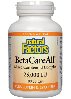 BetaCareAll 25,000iu - 180 + 90 Softgels FREE