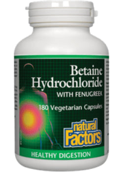 Betaine HCL 500mg - 180 V-Caps