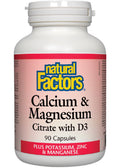 Calcium & Magnesium Citrate With D3 - 90 Caps