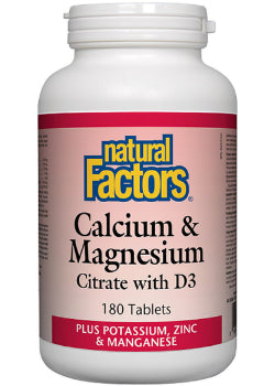 Calcium & Magnesium Citrate With D3 - 180 + 90 Tabs FREE