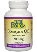 Coenzyme Q10 200mg - 120 Softgels + BONUS