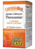 CurcuminRich Theracurmin Double Strength 60mg - 60 V-Caps + BONUS