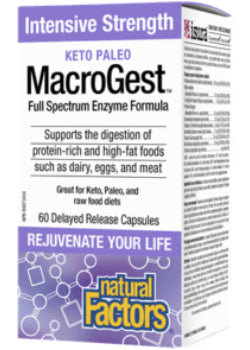 Keto Paleo Macrogest Intensive Strength - 60 Caps